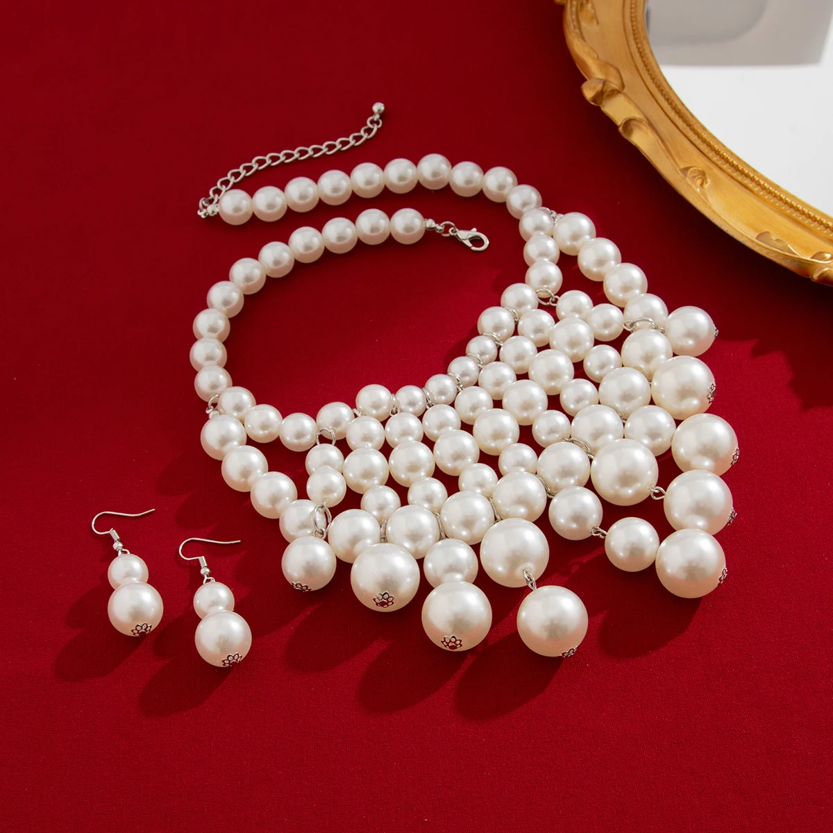 Title 4, Gepersonaliseerde Parelkwastketting Set Perfect...