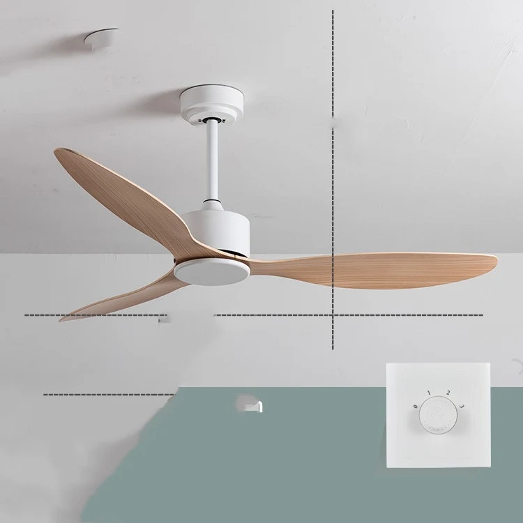 Novos Ventiladores de Teto Escandinavos Industriais Sem Luz. Design nórdico moderno para resfriamento e estilo em sua casa. — foto 5