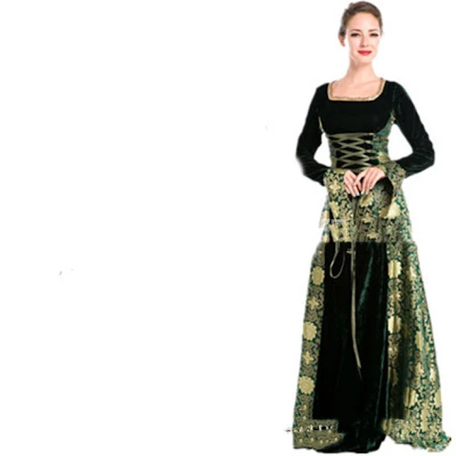 Title 10, Halloween COS Ball Queen Dress Evening Gown, a ...