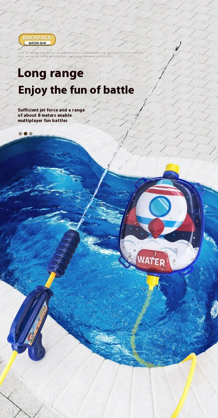 Title 4, Kids Backpack Water Gun Large Capacity Beach To...