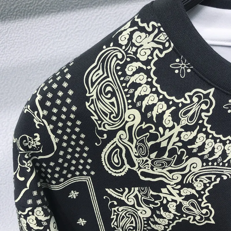 Jaqueta Pullover Casual Estampada Manga Longa Masculina Trend — foto 3