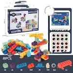 Baby building blocks soft glue chewable large pieces for children. Safe, non-toxic, and ideal for toddlers' development — photo 1