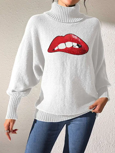 Title 10, Chemise de base pour femmes Paillettes Broderie...