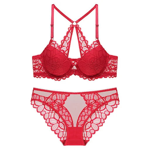 Title 3, Beautiful back button bra set