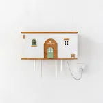 Wall mounted router organizer