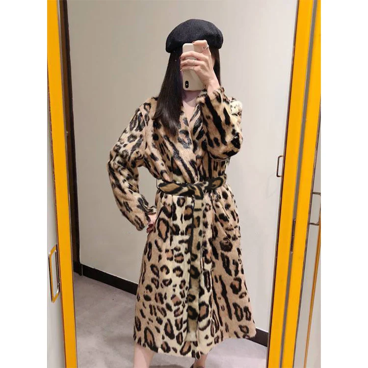 Title 10, Womens Long Plush Coat with Belt Trench Coat, ...