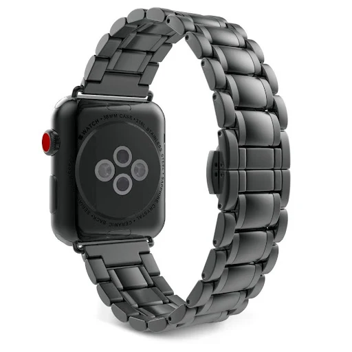 Title 2, Stainless steel butterfly buckle watch strap fo...