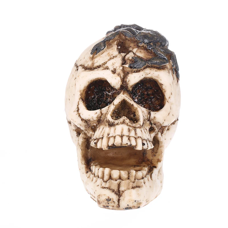 Title 7, Modelo decorativo de calavera de resina para cr...