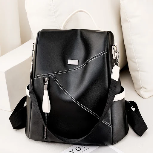 Title 2, Nueva mochila de cuero suave PU para mujer Otoñ...