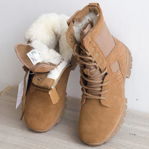 Title 3, Brown Outdoor Snow Boots Cold Weather Boots Kee...