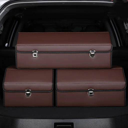 Title 4, Customizable Trunk Foldable Car Storage Box. Ma...