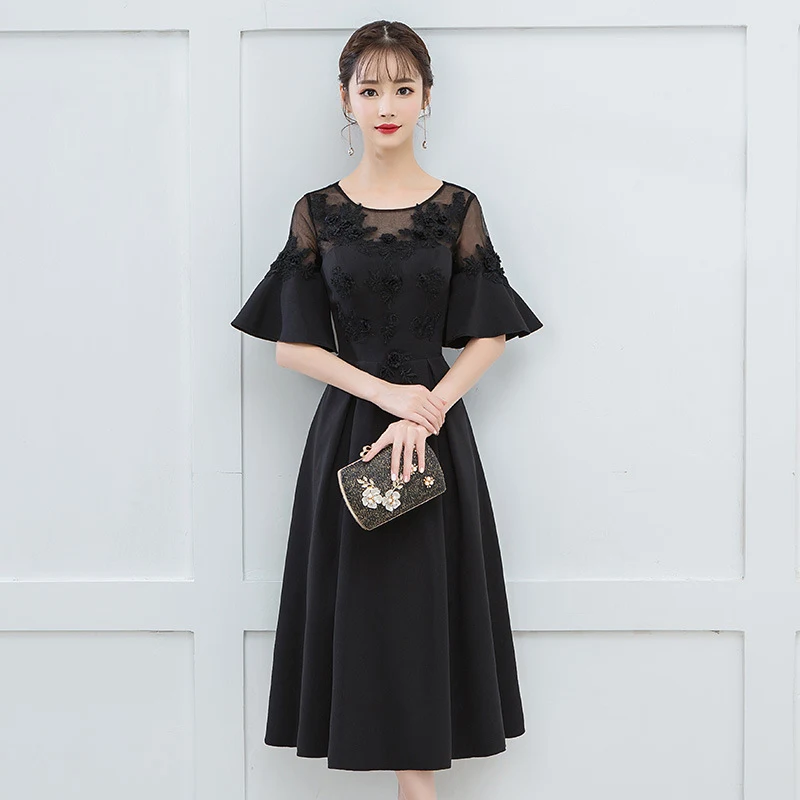 Women's fashionable temperament long slimming dress, designed to flatter your figure and boost your confidence, perfect — photo 1