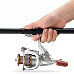 Canna da pesca ondulata Longji, canna rocciosa leggera in carbonio duro per pesca a mano e mare, set attrezzatura dual-purpose — foto 2