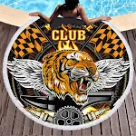Fiber round beach towel, perfect for sun and sand. Lightweight, absorbent, and quick-drying. Enjoy your beach day in com — photo 7
