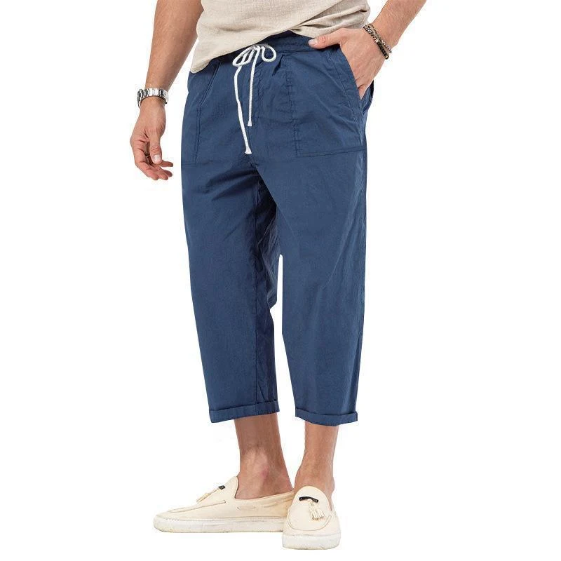 Title 2, Mens Solid Color Basic Casual Pants for everyd...