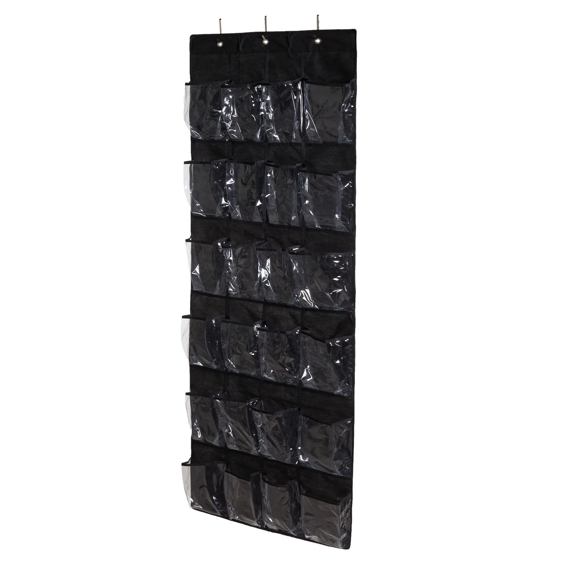 24 Grid Non-woven Bag Behind The Door Shoe Storage Hanging Bag. Maximize space and organize shoes with this convenient s — photo 5