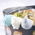 Cartoon Silicone Anti-Overflow Pot with Animal Shaped Cover Frame. Keeps your stovetop clean by preventing spills and ad — photo 4