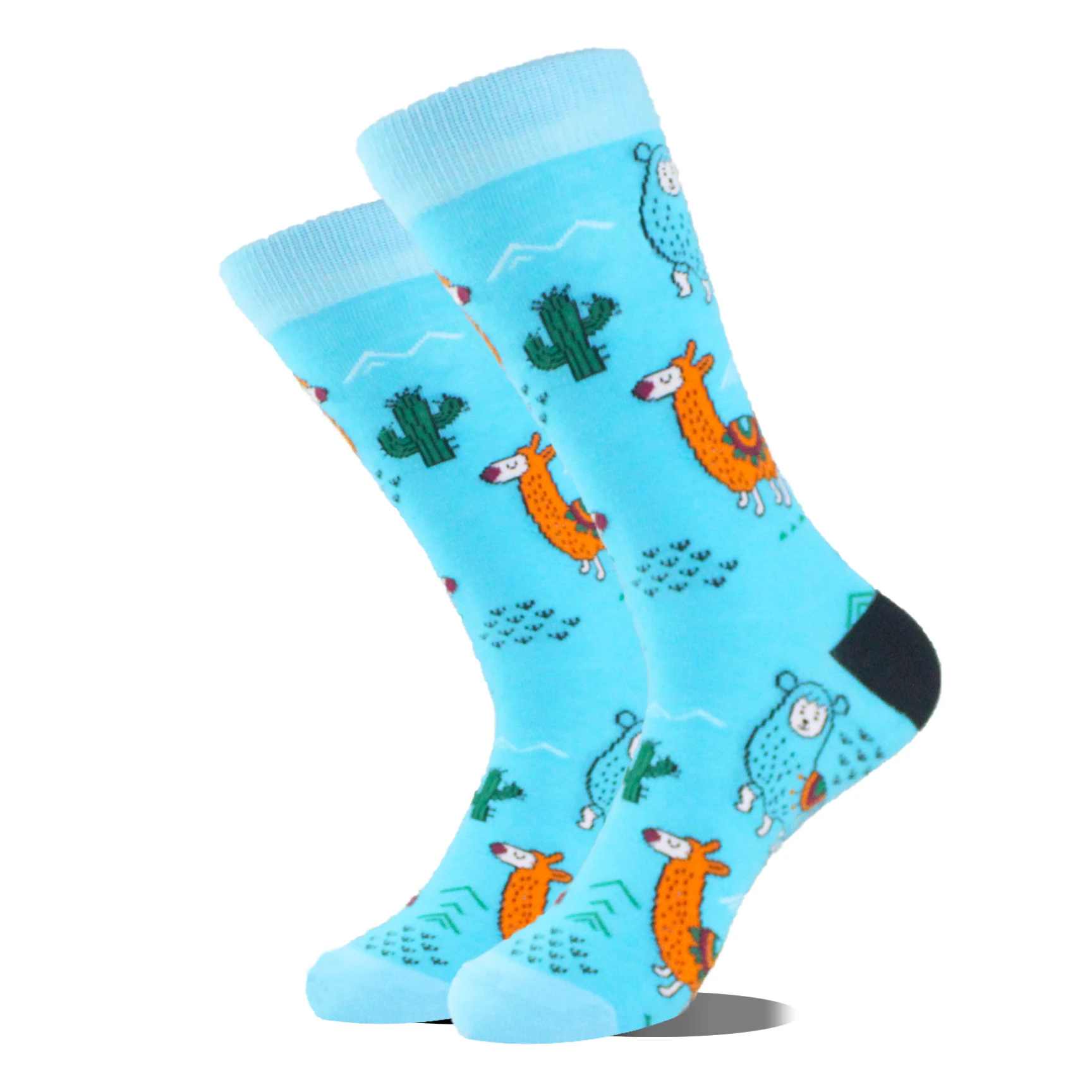 Title 25, Trendy cross-border cotton socks with animal de...