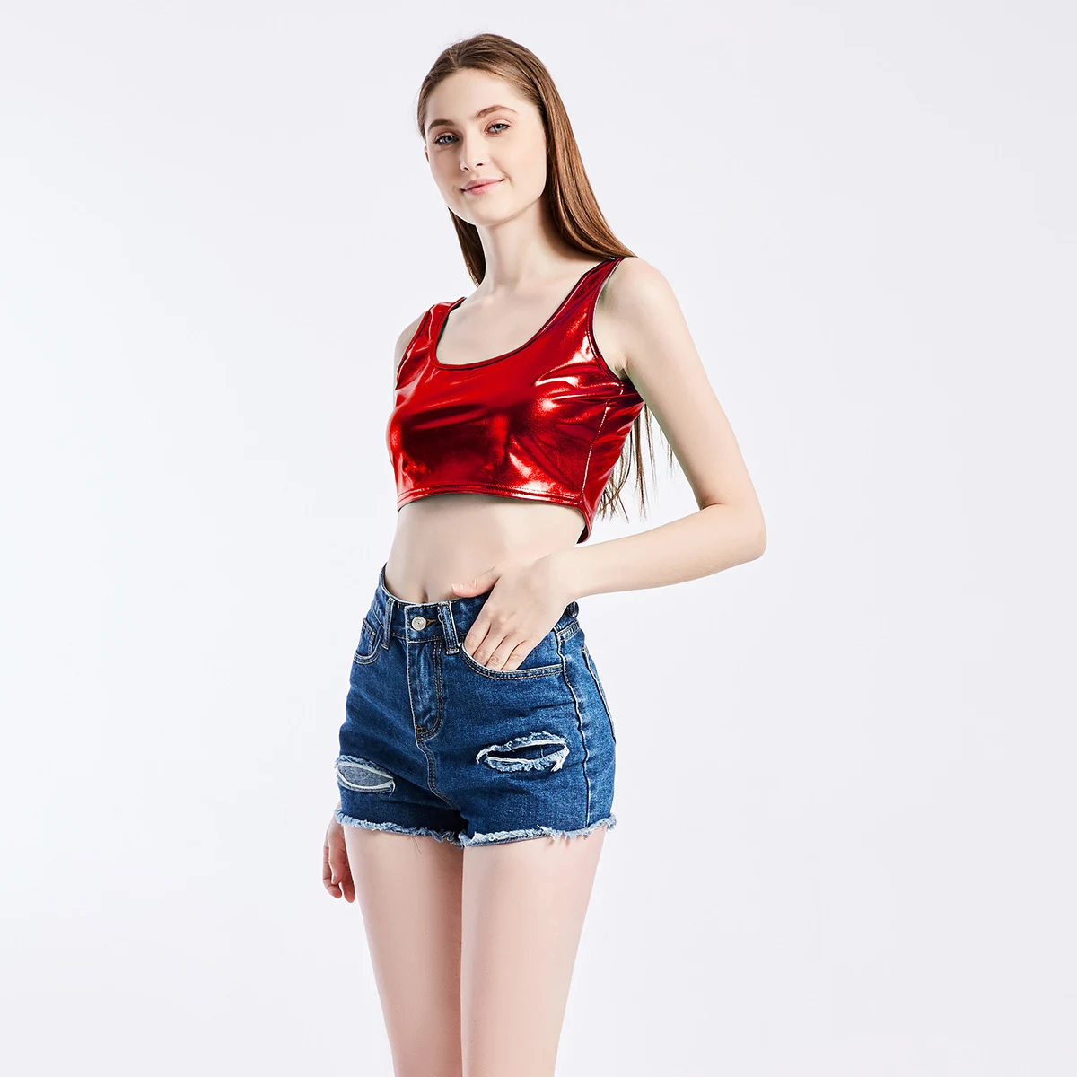 Title 5, Summer Fit Sports I-shaped Vest Bright Leather ...