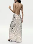 Vestido de ropa interior para mujer con estampado metalizado, realza tu silueta y comodidad. Elegancia y audacia para cada ocasión, ¡siéntete increíble! — foto 13