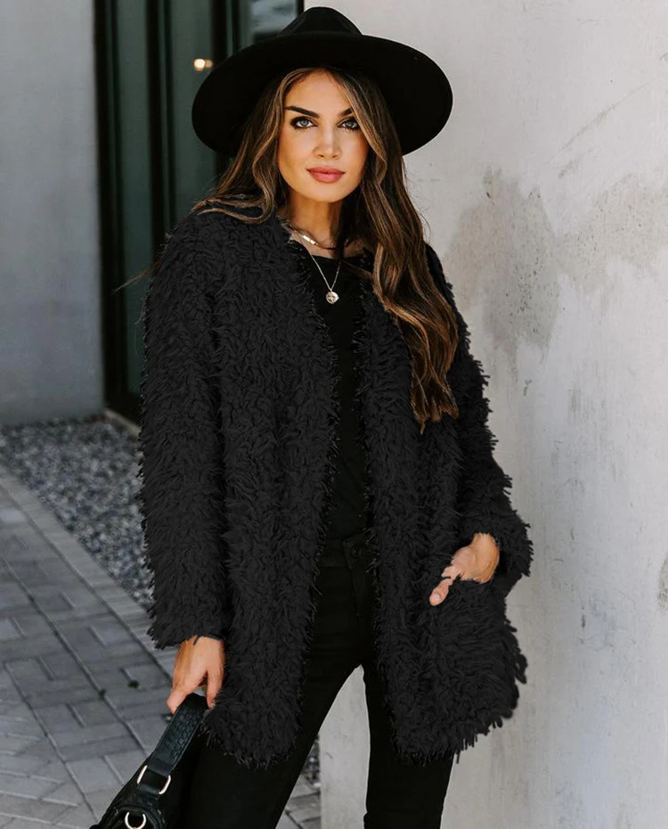Title 10, Womens Woolen Yarn Autumn Winter Coat. Stay wa...