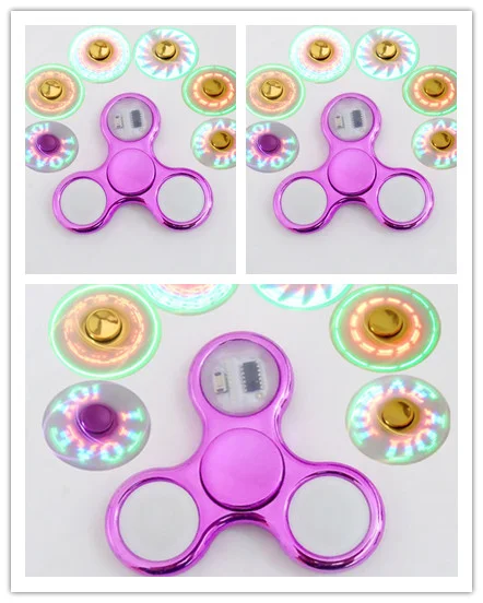 Spinner de Dedo de Alta Velocidade para Adultos Luminoso Alívio do Estresse com Luz, Brinquedo para Relaxar e Foco — foto 4