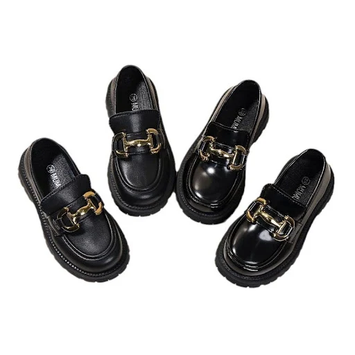 Title 4, Mocassins femininos estilo britânico para menin...