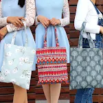 Bolsa casual de ombro em lona com design selvagem. Ideal para o dia a dia, espaçosa, resistente e perfeita para transportar seus pertences com estilo e conforto. — foto 3