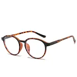 Fashionable Round Frame Flat Light Mirror Without Makeup, Retro Optical Glasses Myopia Frame. Enhance your style and vis — photo 3