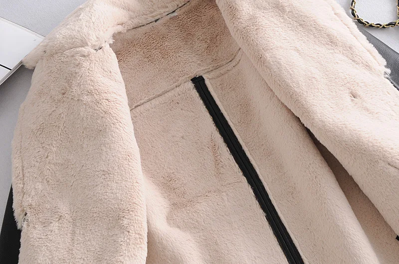 Title 21, Womens Autumn and Winter All-match Fur Loose C...