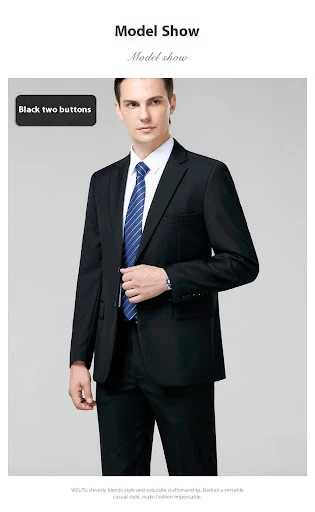 Title 3, Mens Business Formal Groom Dress Wedding Suit....