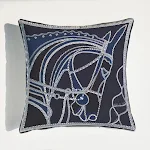 Capa de almofada com retrato de cavalo de luxo leve, adicione um toque de elegância com esta capa decorativa e macia para sua casa. — foto 1