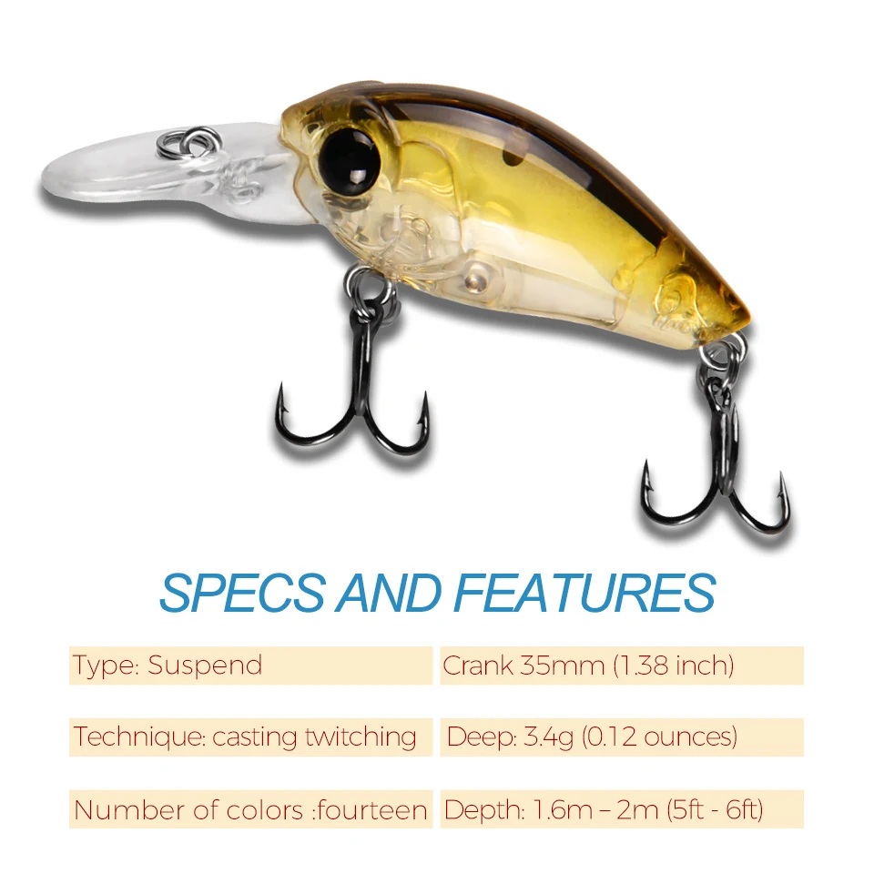 Bear King Lure Cebo para pesca efectivo y resistente. Atrae peces con su diseño realista y movimiento irresistible. Ideal para todo tipo de depredadores acuáticos. — foto 2