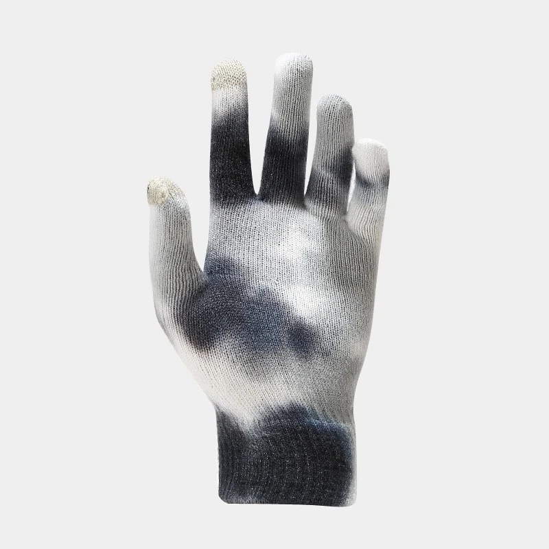 Title 5, Conjunto de luvas e cachecol de malha tie-dye f...
