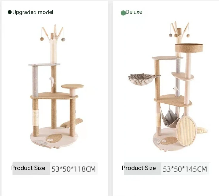 Title 1, Großer Katzenkratzbaum mit integrierten Regalen...