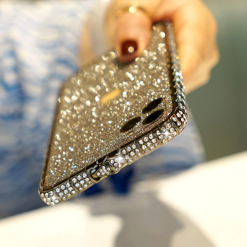 Title 2, Womens Mobile Phone Case With Diamonds and Dia...
