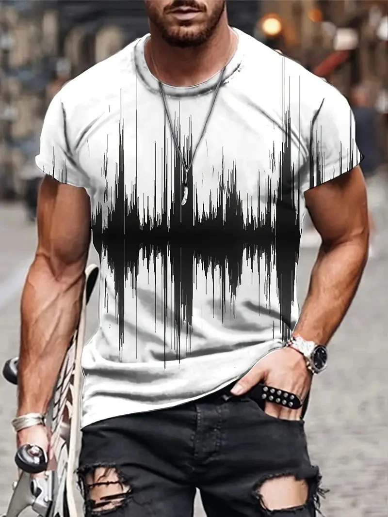 Title 2, Mens Natural Landscape Digital Printing T-shir...