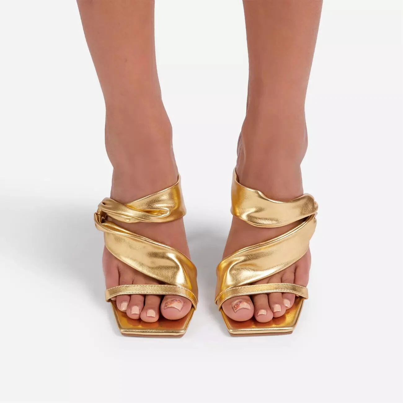 Women's Large Size Fish Mouth High Heel Sandals and Slippers — photo 5