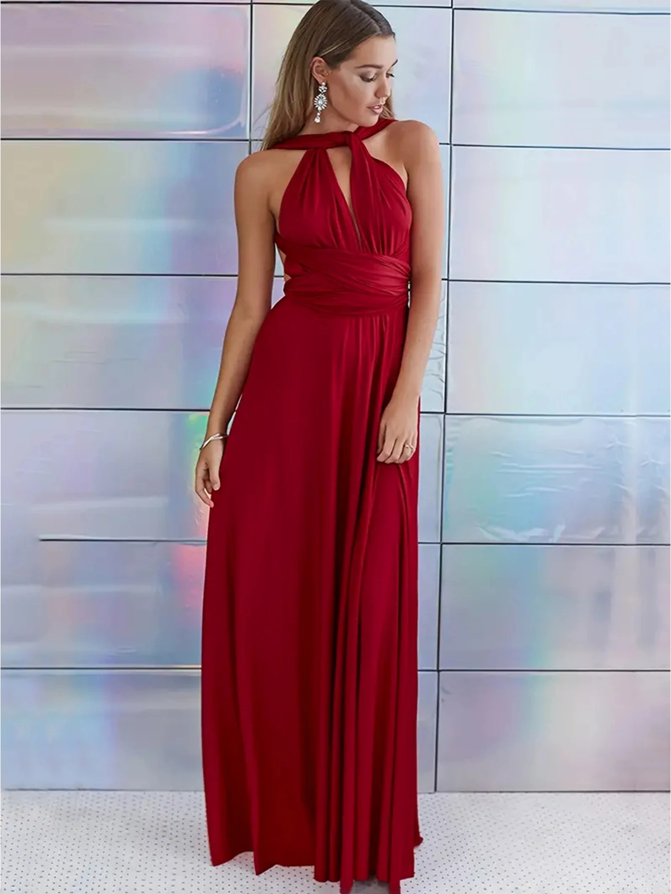 Title 3, Vestido feminino novo com alças finas