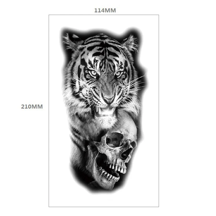 Title 25, Water Transfer Tijdelijke Tattoo, Dierenpatroon...