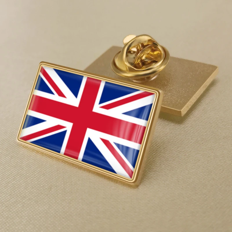 Title 1, Broche Emblema de Bandeira Cristal Epoxy, Adorn...
