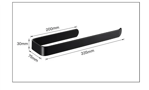 Title 1, Wall-mounted blotting paper roll storage rack, ...