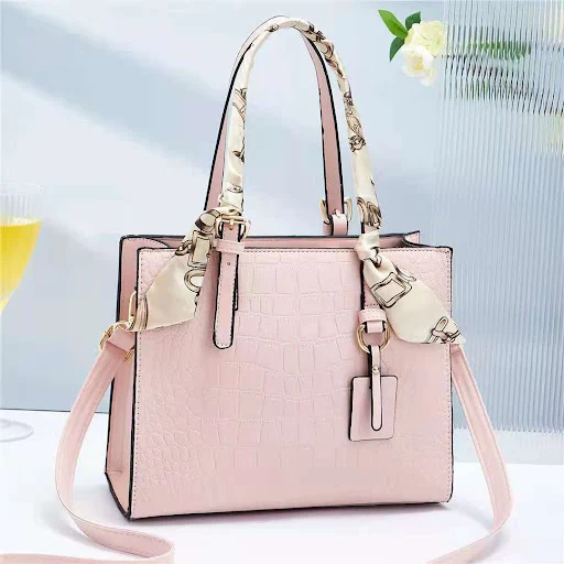 Title 1, Pattern Tote Bag Trendy Silk Scarf Stone Patter...