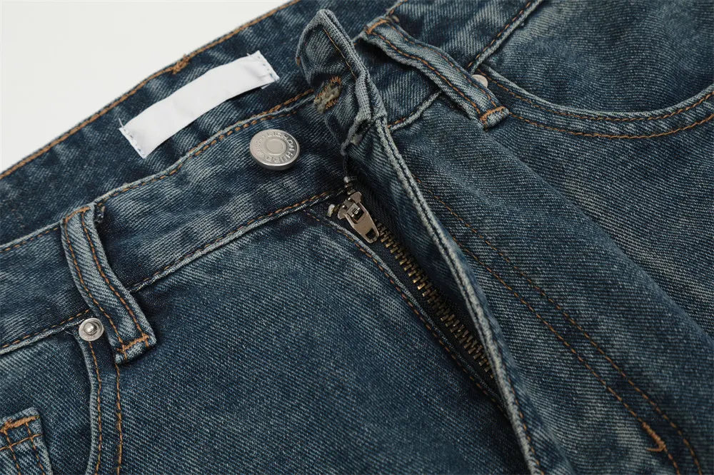 Verbleekte heren jeans Comfortabel en stijlvol. Perfect voor dagelijks gebruik. Casual look. Bestel jouw favoriete paar jeans vandaag nog! — foto 6