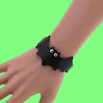 Pulseira sexy de couro de morcego. Um acessório ousado para o pulso. Elegância sombria e design único para realçar seu estilo. — foto 11