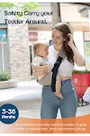 Banquinho de cintura multifuncional com abraço frontal leve. Conforto e praticidade para pais e bebês, design leve e ergonômico. — foto 2