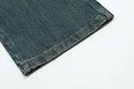 Men's Washing Water Denim Straight-Leg Pants, a classic comfortable fit, perfect for everyday wear and a timeless style. — photo 4