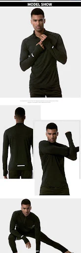 Title 4, Sports fitness mens long sleeves