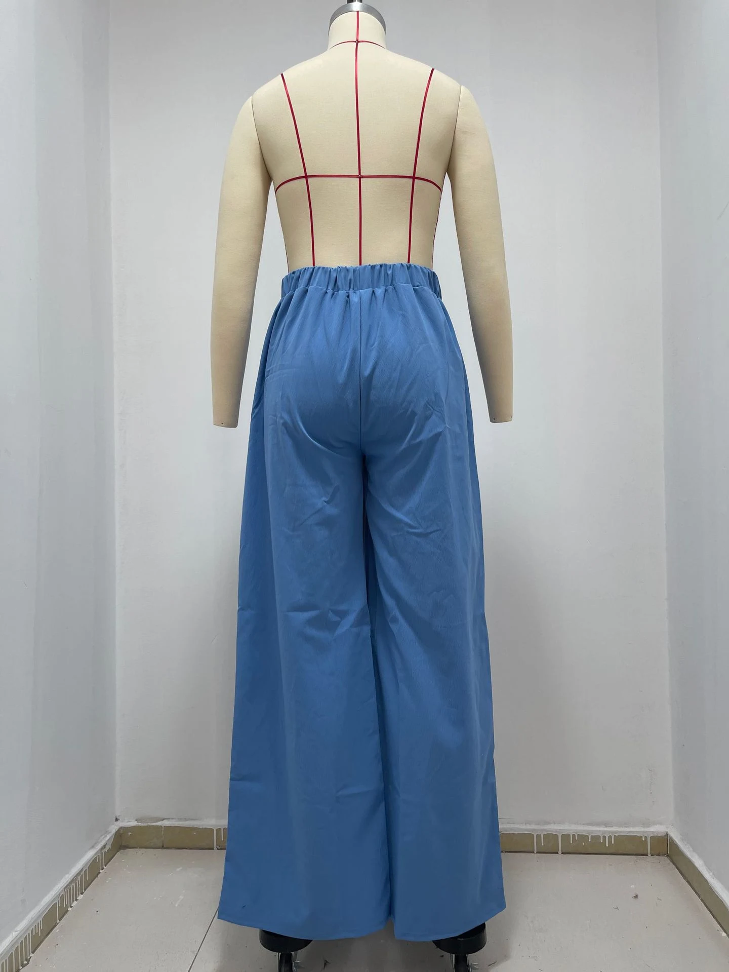 Calças Casuais Femininas Cintura Alta Perna Larga Conforto e Estilo para um Visual Moderno e Versátil Ideal para Qualquer Ocasião — foto 10