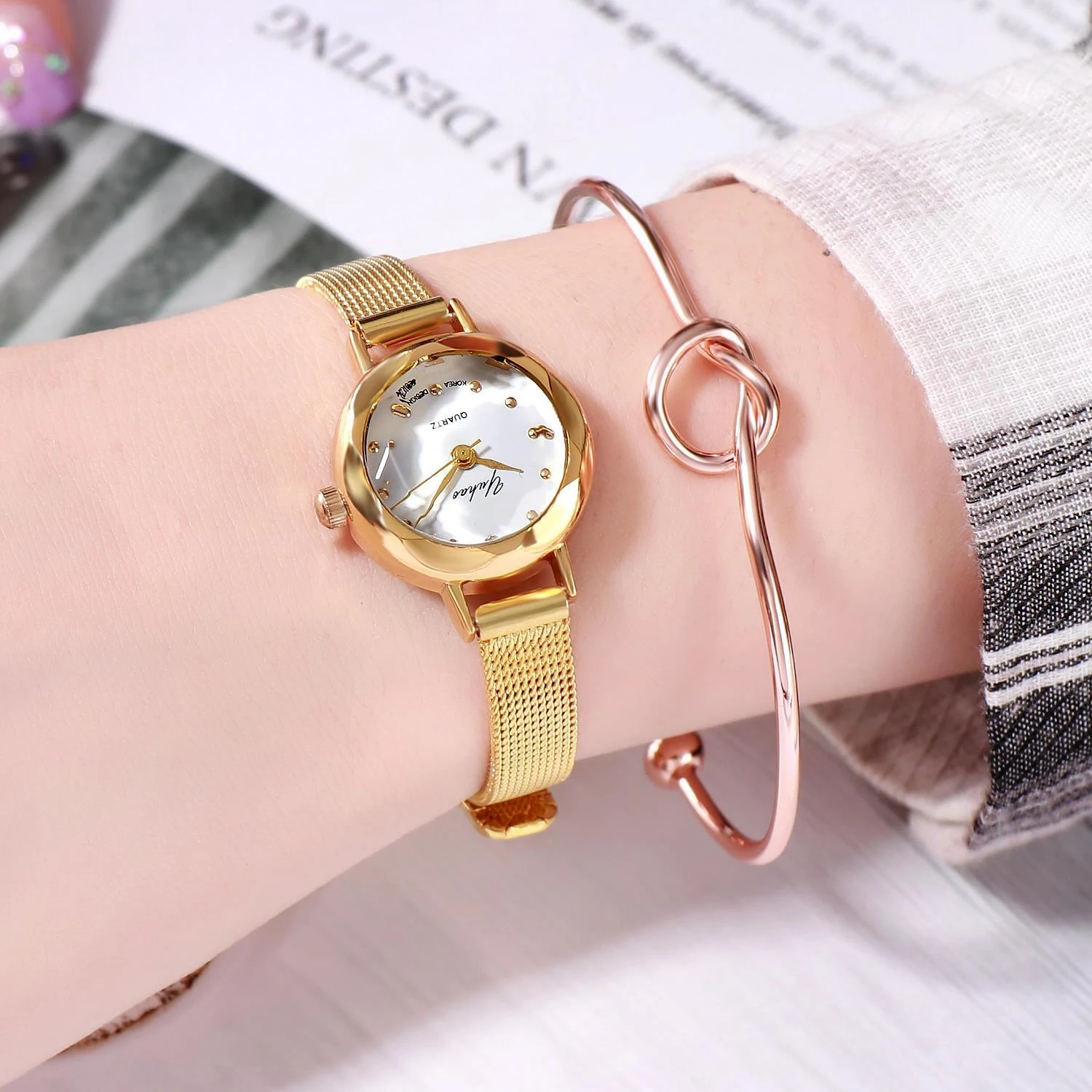 Fashion Mesh Strap Assista Fashion Casual Ladies Small Students — foto 5